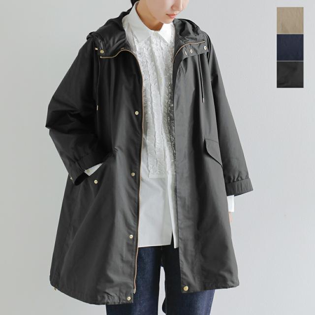 Traditional Weatherwear トラディショナルウェザーウェア 撥水 ライトウェイトタフタ セルジー フード ロング コート “SELSEY” l261kgfco0539e レディース 2026ss新作 春夏 アウター クーポン対象