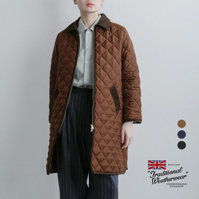 [2026aw新作]Traditional Weatherwear トラディショナルウェザーウェア ウェーバリー Aライン ジップ ロング ジャケット WAVERLY A-LINE ZIPZ LONG l262apqco0553aa レディース 秋冬 32,175円
