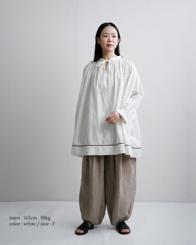 Laboratory ラボレイトリー コットン アンティーク チュニック ブラウス “ANONYMOUS STRING ANTIQUE TUNIC BLOUSE” la448 レディース 2026ss新作 春夏 クーポン対象_2