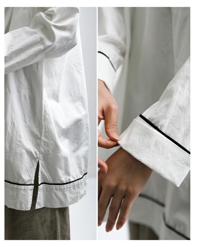 Laboratory ラボレイトリー コットン アンティーク チュニック ブラウス “ANONYMOUS STRING ANTIQUE TUNIC BLOUSE” la448 レディース 2026ss新作 春夏 クーポン対象_8