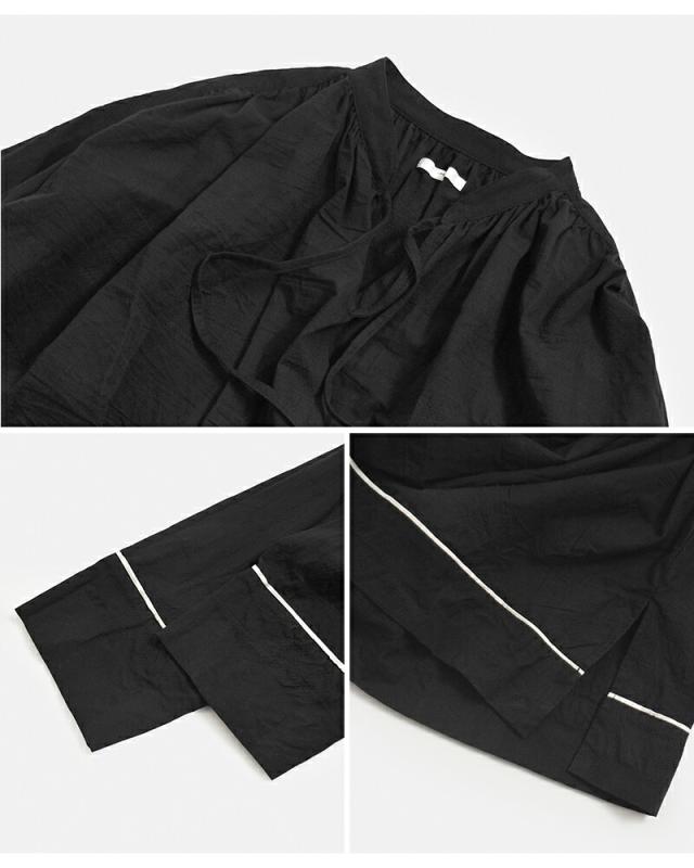 Laboratory ラボレイトリー コットン アンティーク チュニック ブラウス “ANONYMOUS STRING ANTIQUE TUNIC BLOUSE” la448 レディース 2026ss新作 春夏 クーポン対象_11