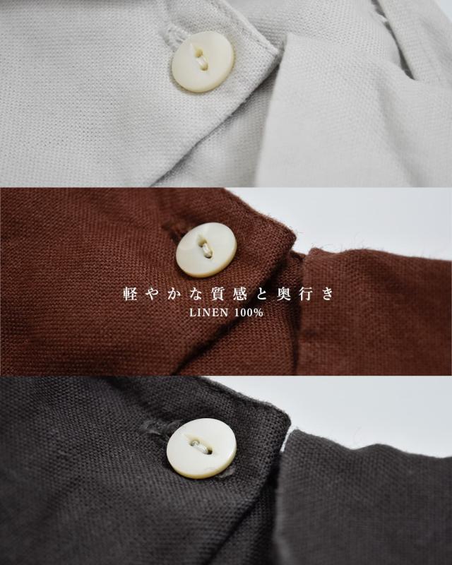 Laboratory ラボレイトリー ラミーリネン ワイド シャツ チュニック ブラウス “ORDINARY WIDE SHIRT TUNIC BLOUSE” la465 レディース 春夏_11