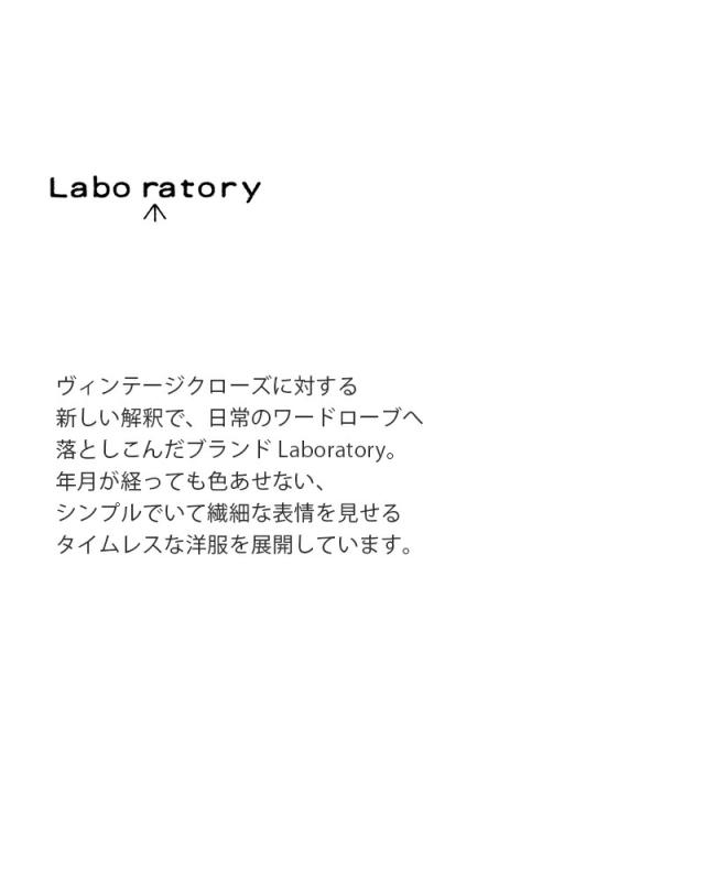 Laboratory ラボレイトリー コットン アンティーク チュニック ブラウス “ANONYMOUS STRING ANTIQUE TUNIC BLOUSE” la448 レディース 2026ss新作 春夏 クーポン対象_3
