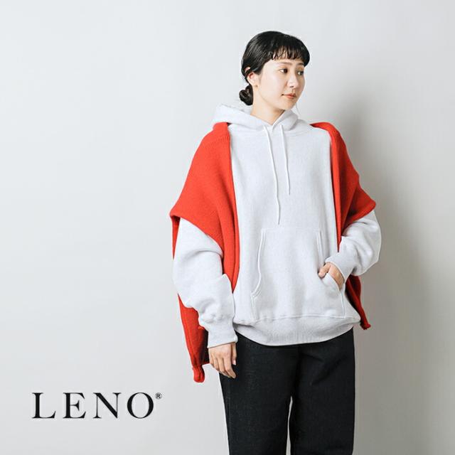 LENO リノ  コットン フレンチテリー フーディー “HOODIE” leno-cs002-same1-yo 2025aw新作 レディース ☆☆ クーポン対象