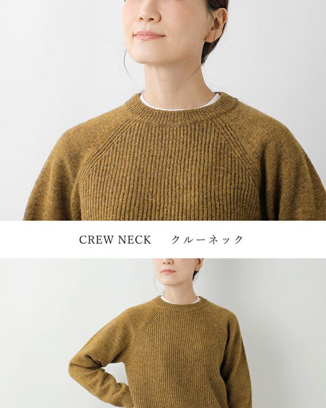 soglia ソリア  シェットランドウール セーター “LERWICK Shetland Sweater” lerwick-she-sw-tr ユニセックス 2025aw新作 クーポン対象 soglia ソリア シェットランドウール セーター “LERWICK Shetland