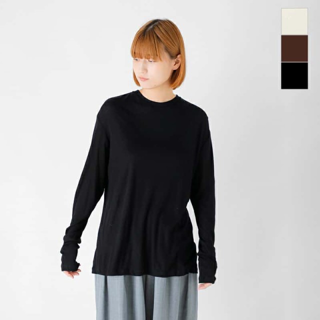 リフィル Tシャツ LIFiLL SUPER140s ピュアウール ストレッチ ロングスリーブ プルオーバー “WOOLISH STRETCH LONGSLEEVE TEE” lf065-0