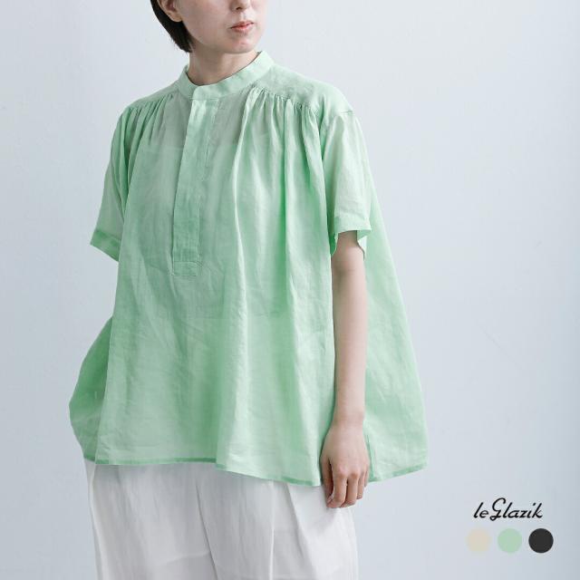 ルグラジック リネン 半袖シャツ LE GLAZIK 【公式通販】