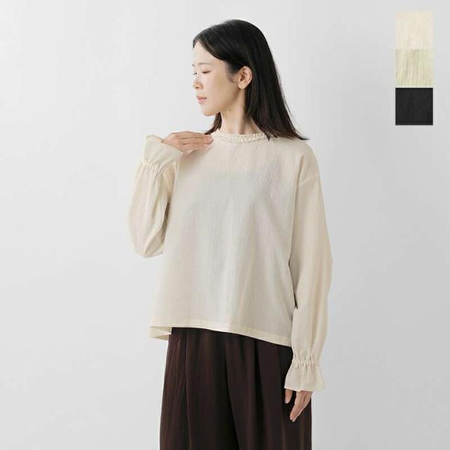 ルグラジック ブラウス Le Glazik  フリル プルオーバー シャツ lg-b0425atr  ☆☆ クーポン対象