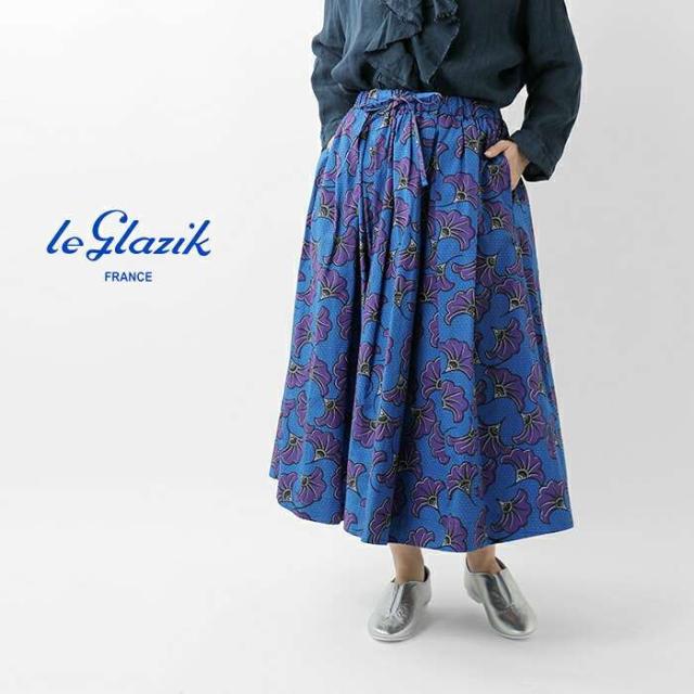 30%OFF ルグラジック スカート Le Glazik コットン バティック
