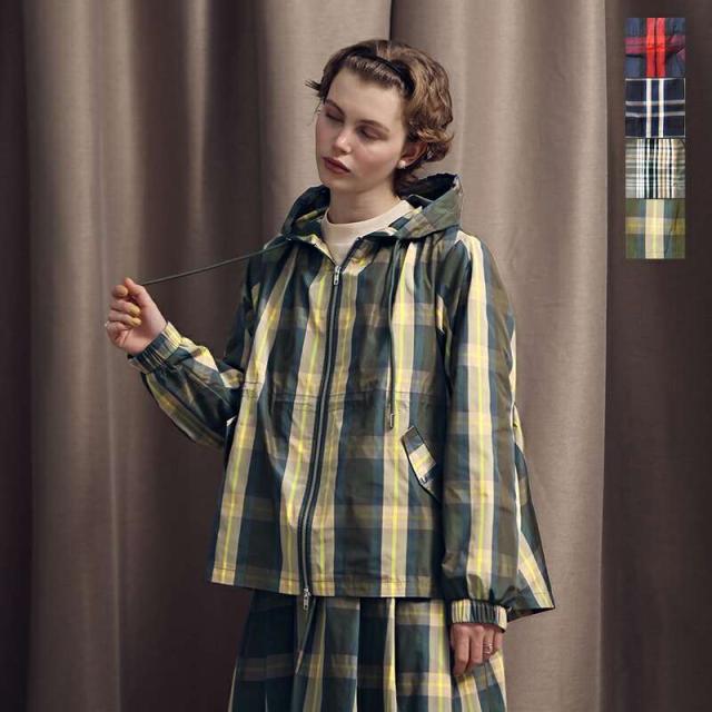 ケレン kelen  チェック フーディー ジャケット “VICKY” lkl24fjk2037 アウター  ☆☆ クーポン対象