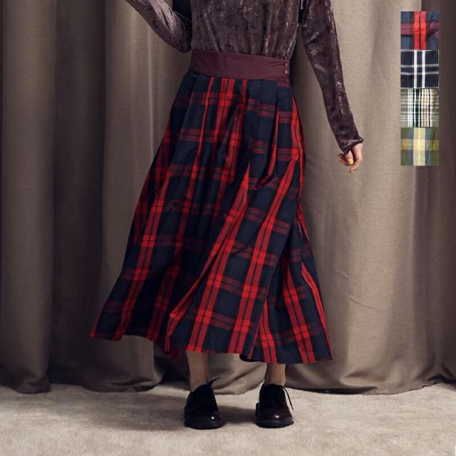 ケレン スカート kelen  チェック Aライン スカート “FELINA” lkl25fsk2045  ☆☆ クーポン対象