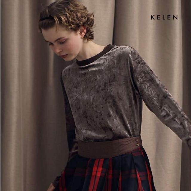 ケレン Tシャツ kelen メッシュ ベロア トップス “ULVI” lkl25fbl2245 ☆☆ クーポン対象