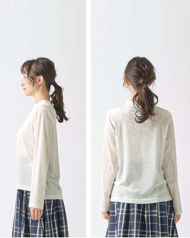 ケレン Tシャツ kelen メッシュ ベロア トップス “ULVI” lkl25fbl2245 ☆☆ クーポン対象