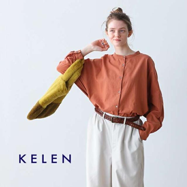 ケレン ブラウス kelen  バックギャザー デザイン ワイド ブラウス “WIYAM” lkl25fbl2249  ☆☆ クーポン対象