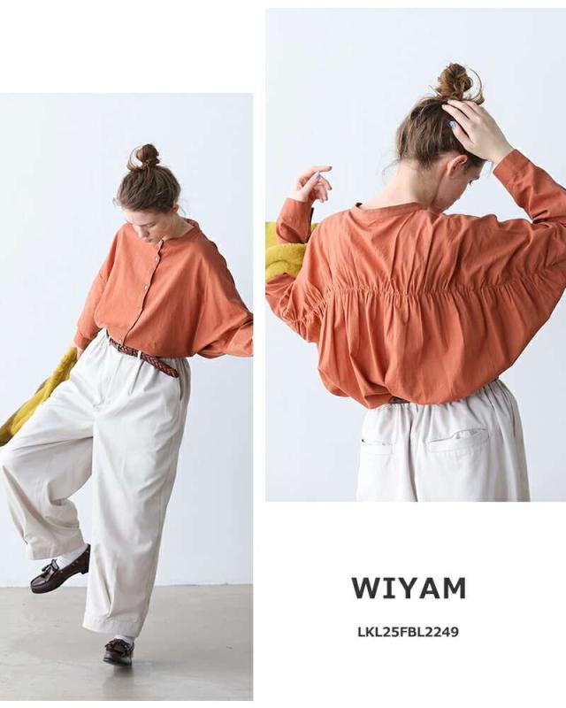 ケレン ブラウス kelen  バックギャザー デザイン ワイド ブラウス “WIYAM” lkl25fbl2249  ☆☆ クーポン対象