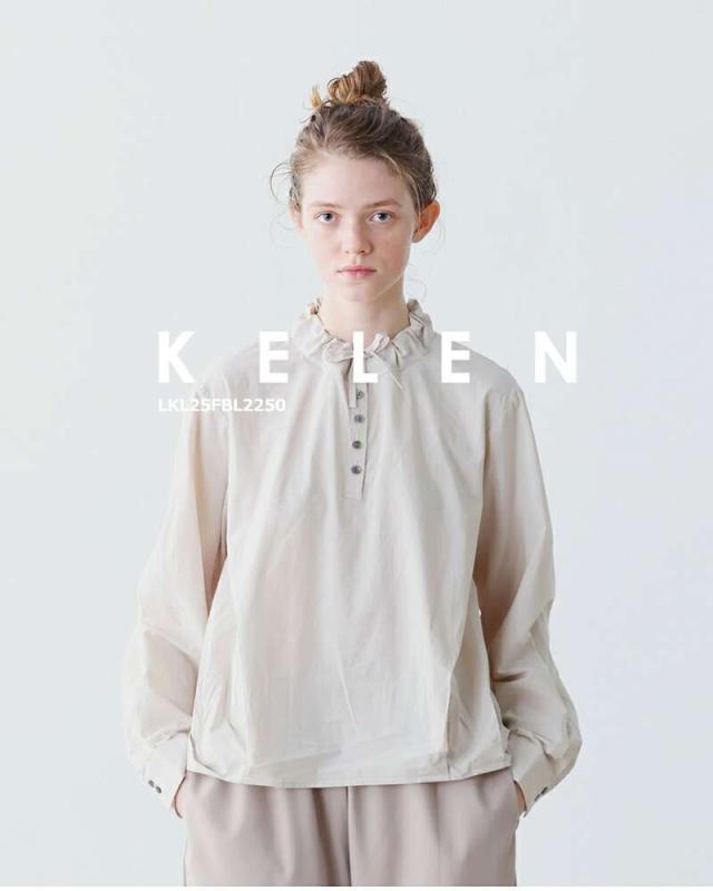 ケレン ブラウス kelen  デザイン カラー ブラウス “AMIA” lkl25fbl2250  クーポン対象