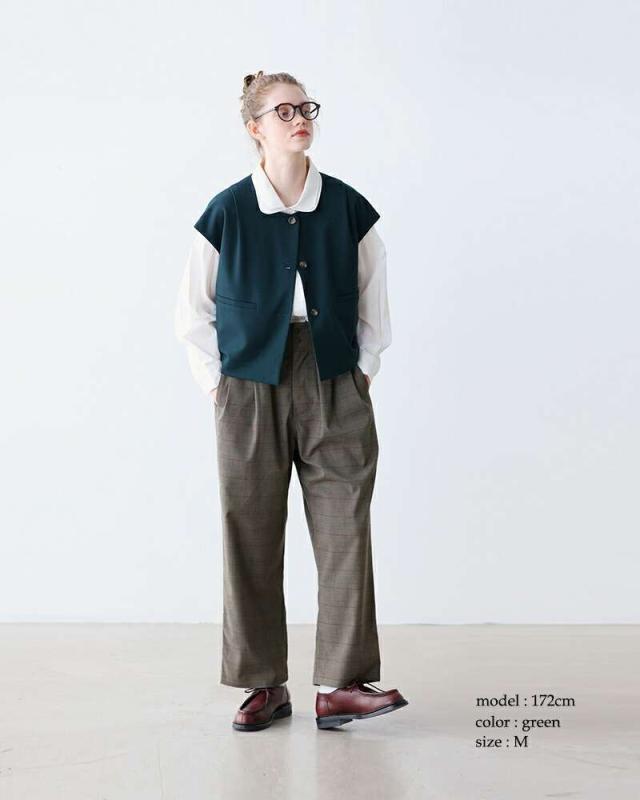 ケレン ベスト kelen  リバーシブル デザイン ベスト “YAE” lkl25fbl2255  ☆☆ クーポン対象