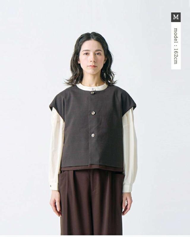 ケレン ベスト kelen  リバーシブル デザイン ベスト “YAE” lkl25fbl2255  ☆☆ クーポン対象