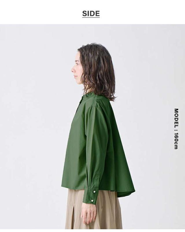 ケレン ブラウス kelen  コットン スタンドカラー ブラウス “LAFU” lkl25fbl2257  クーポン対象