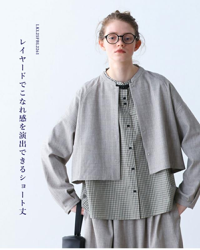 kelen ケレン パネル デザイン ショート ブラウス “KERIN” lkl25fbl2261-mn 2025aw新作 レディース ☆☆ クーポン対象