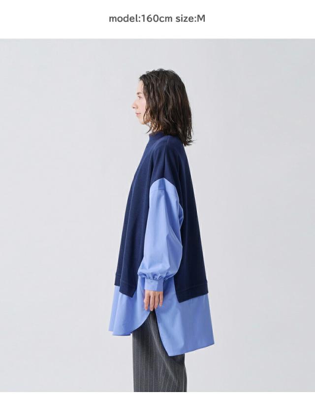 kelen ケレン  パネル デザイン ニット コンビ トップス “JOHA” lkl25fcs2006-ms 2025aw新作 レディース クーポン対象