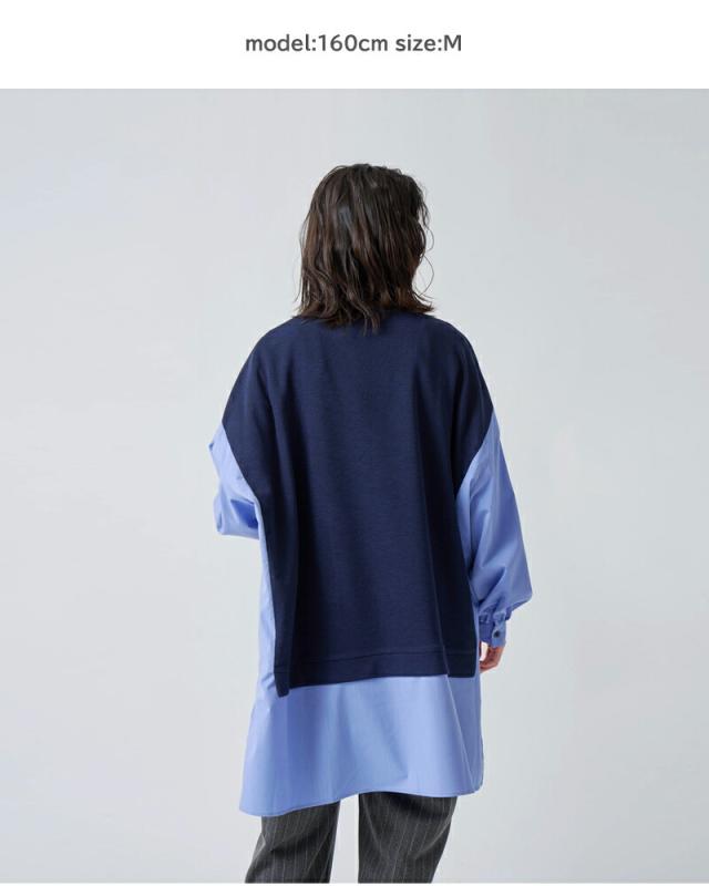 kelen ケレン  パネル デザイン ニット コンビ トップス “JOHA” lkl25fcs2006-ms 2025aw新作 レディース クーポン対象