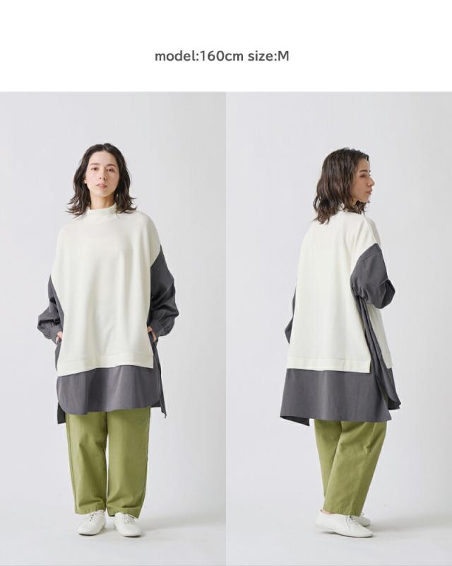 kelen ケレン  パネル デザイン ニット コンビ トップス “JOHA” lkl25fcs2006-ms 2025aw新作 レディース クーポン対象