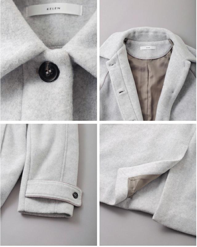 kelen ケレン  ステンカラー フリース コート “FURIA” lkl25fjk2074-ms 2025aw新作 レディース  ☆☆ クーポン対象