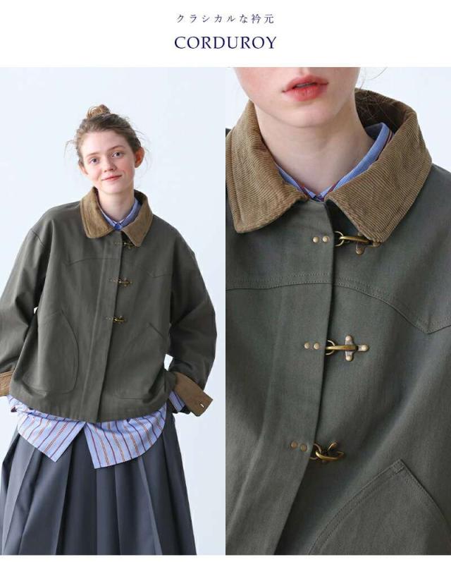 ケレン kelen  コットン ウエスタン ワークウェア ジャケット “YEYA” lkl25fjk2070 アウター  クーポン対象