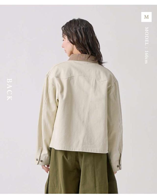 ケレン kelen  コットン ウエスタン ワークウェア ジャケット “YEYA” lkl25fjk2070 アウター  クーポン対象