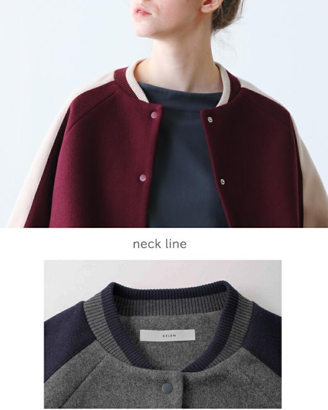 kelen ケレン  デザイン スタジアム ジャンパー “BAHI” lkl25fjk2072-ms 2025aw新作 レディース  クーポン対象