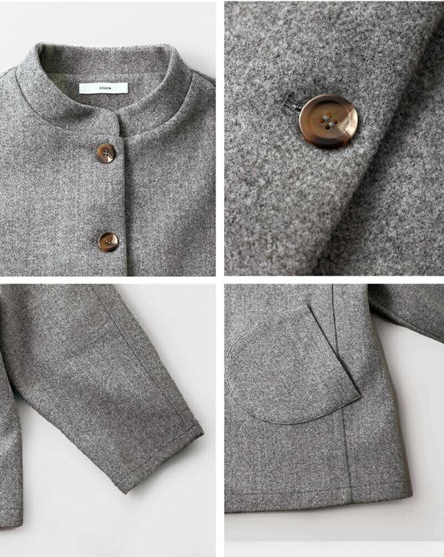 kelen ケレン  モック ネック デザイン ジャケット “TRIMO” lkl25fjk2073-yo 2025aw新作 レディース  クーポン対象