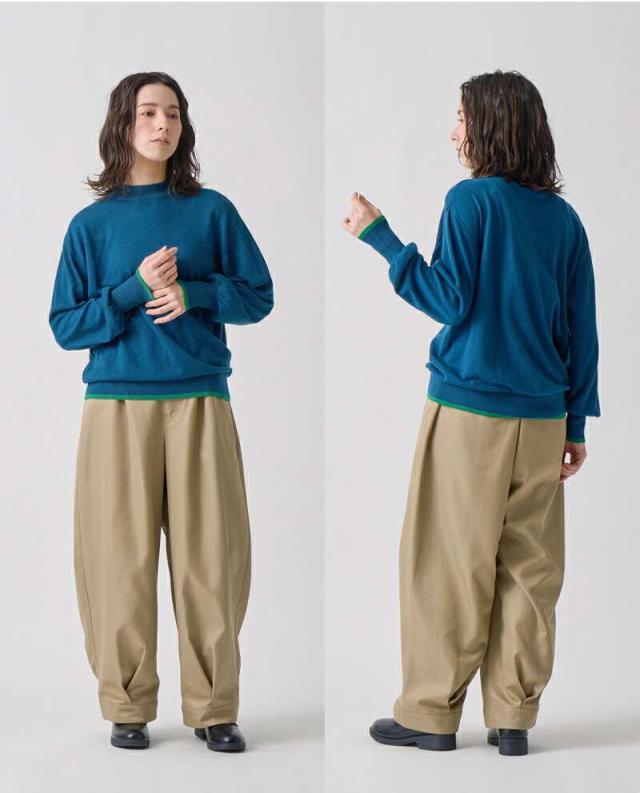 ケレン ニット セーター kelen  ポイント カラー デザイン ニット トップス “FINI” lkl25fkn2001  ☆☆ クーポン対象