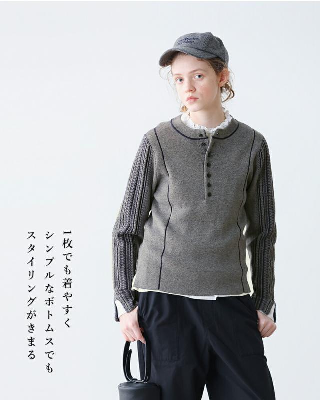 kelen ケレン  デザイン ニット トップス “GRUA” lkl25fkn2002-yo 2025aw新作 レディース クーポン対象