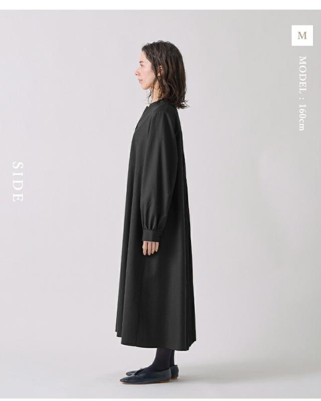 kelen ケレン デザイン カラー バックプリーツ ワンピース “LAETY” lkl25fop2115-mn 2025aw新作 レディース ☆☆ クーポン対象