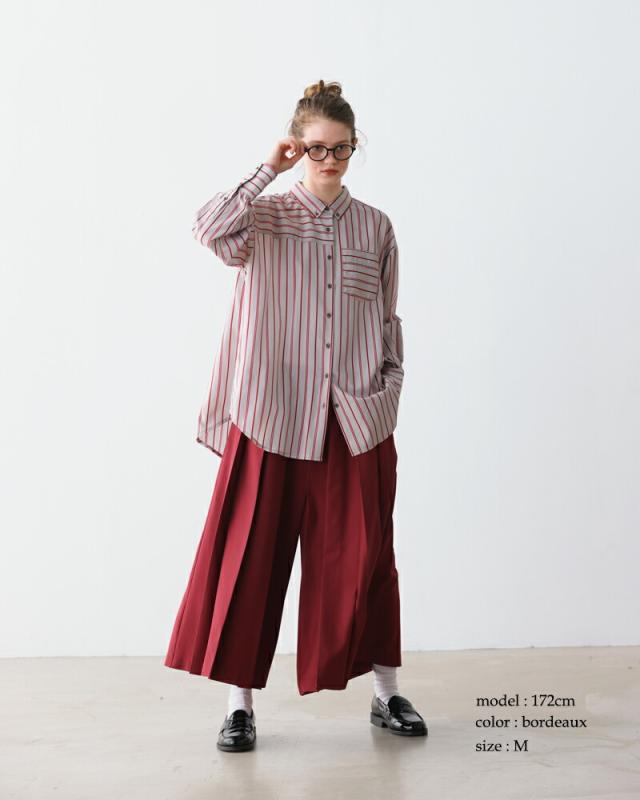 kelen ケレン  プリーツ タック デザイン パンツ “KUKUS” lkl25fpt2110-fn 2025aw新作 レディース クーポン対象