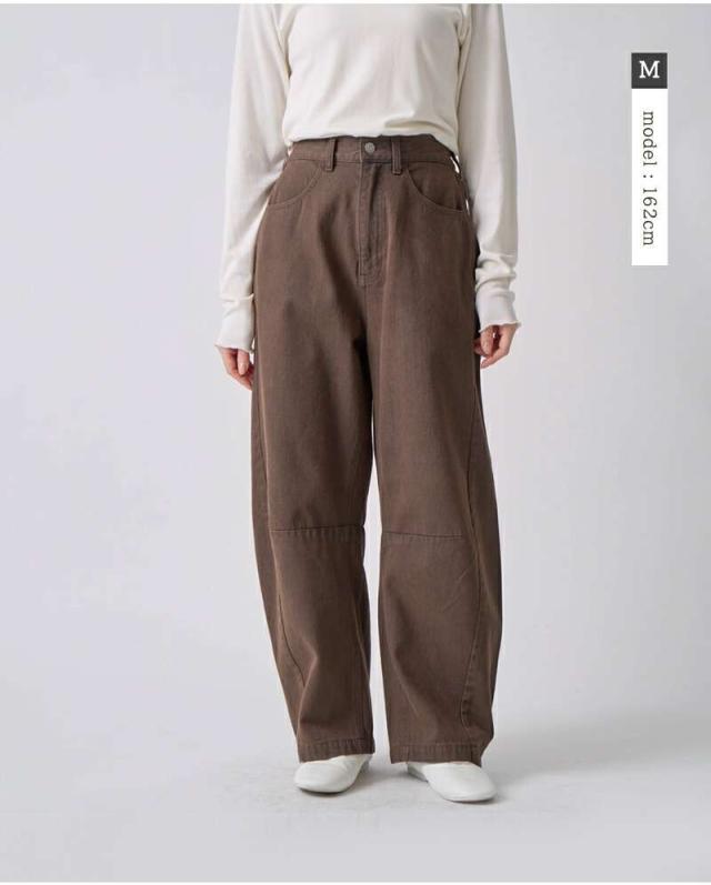 ケレン kelen  カーブ デザイン カラー デニムパンツ “HEDY” lkl25fpt2112 パンツ  ☆☆ クーポン対象