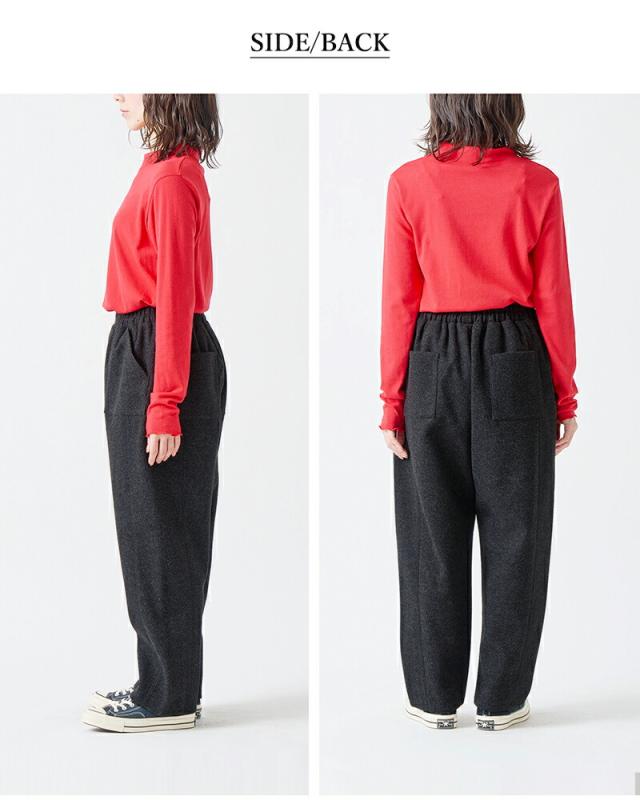 kelen ケレン デザイン ポケット テーパード トラウザー パンツ “LEDO” lkl25fpt2115-yo 2025aw新作 レディース クーポン対象