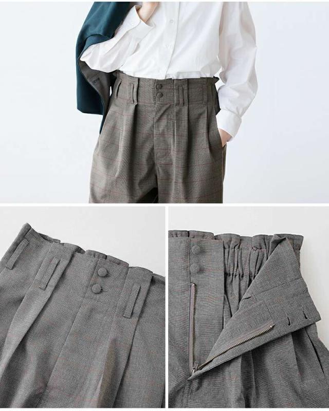 ケレン kelen  ウエスト タック デザイン パンツ “CIAN” lkl25fpt2118 パンツ  クーポン対象