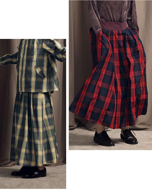 ケレン スカート kelen  チェック Aライン スカート “FELINA” lkl25fsk2045  ☆☆ クーポン対象