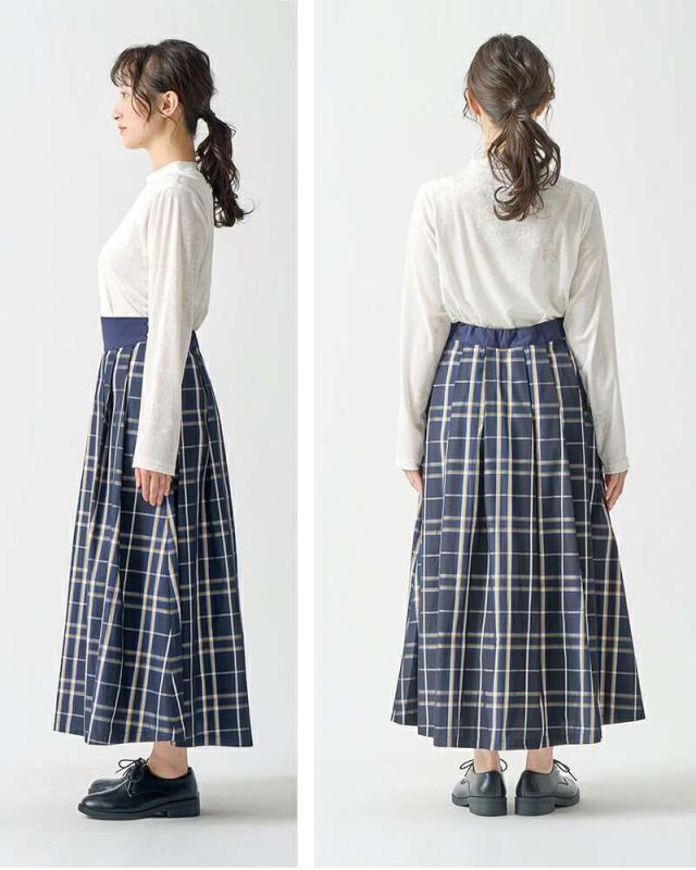 ケレン スカート kelen  チェック Aライン スカート “FELINA” lkl25fsk2045  ☆☆ クーポン対象