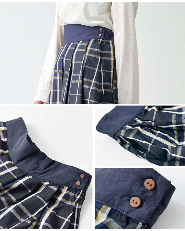 ケレン スカート kelen  チェック Aライン スカート “FELINA” lkl25fsk2045  ☆☆ クーポン対象