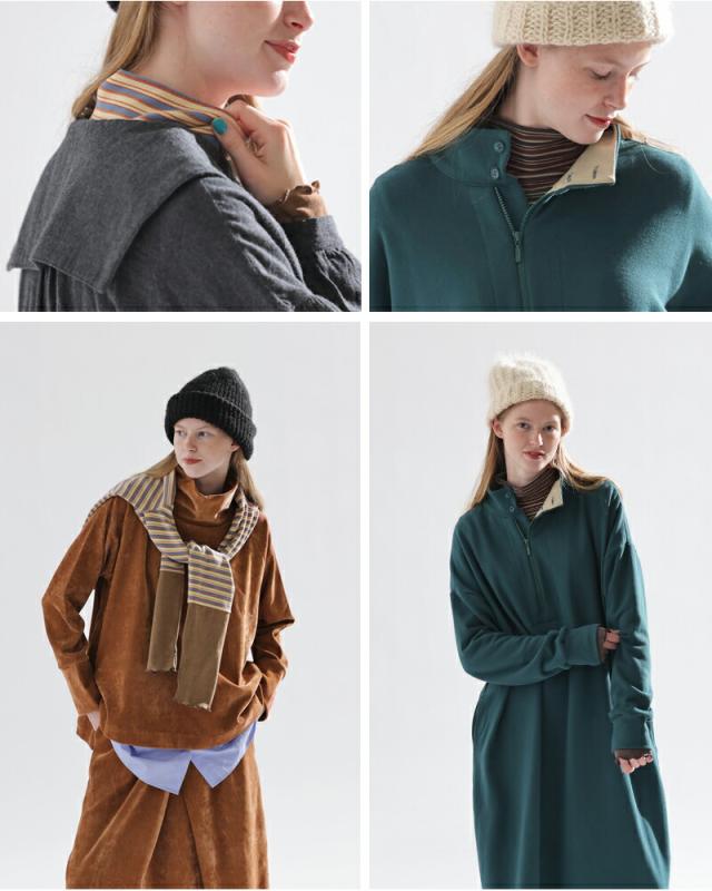 kelen ケレン  ストレッチ ジャージー ボーダー ハイネック トップス “TARIA” lkl25wcs2009 レディース 2025aw新作 ☆☆ クーポン対象