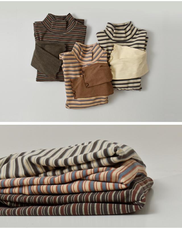 kelen ケレン  ストレッチ ジャージー ボーダー ハイネック トップス “TARIA” lkl25wcs2009 レディース 2025aw新作 ☆☆ クーポン対象