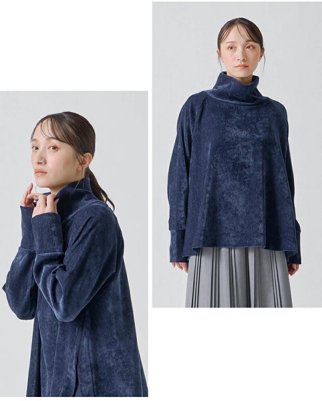 kelen ケレン  ストレッチ ジャージー ハイネック デザイン トップス “BONI” lkl25wcs2012 レディース 2025aw新作 ☆☆ クーポン対象