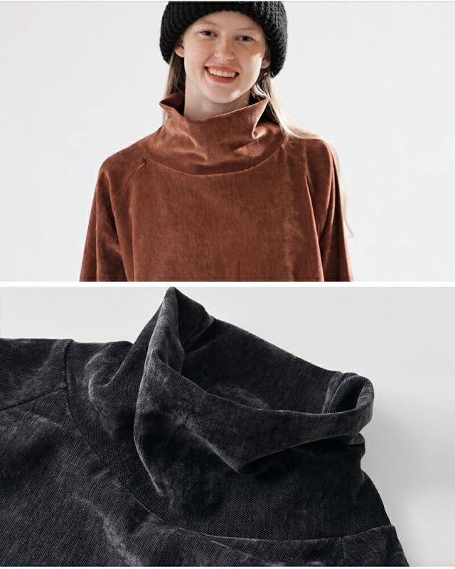 kelen ケレン  ストレッチ ジャージー ハイネック デザイン トップス “BONI” lkl25wcs2012 レディース 2025aw新作 ☆☆ クーポン対象