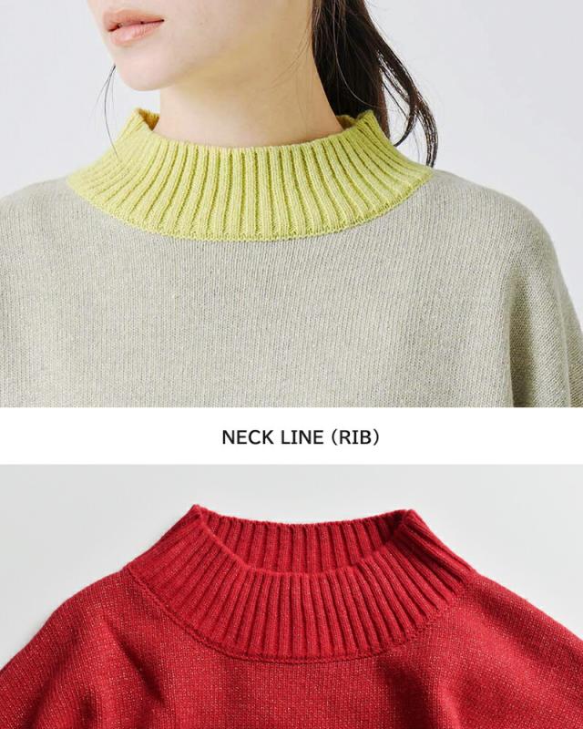 kelen ケレン  ボックス シルエット グリッター ニット プルオーバー “UENA” lkl25wkn2004 レディース 2025aw新作 ☆☆ クーポン対象