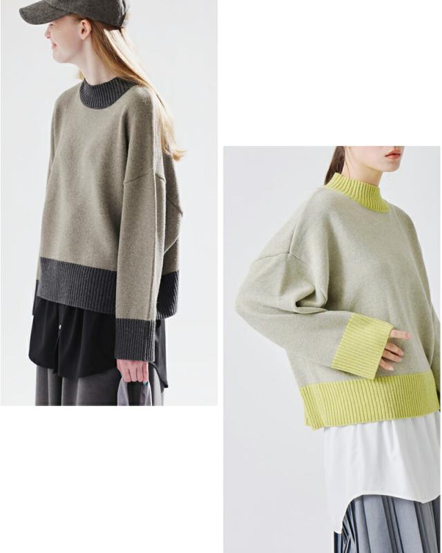 kelen ケレン  ボックス シルエット グリッター ニット プルオーバー “UENA” lkl25wkn2004 レディース 2025aw新作 ☆☆ クーポン対象