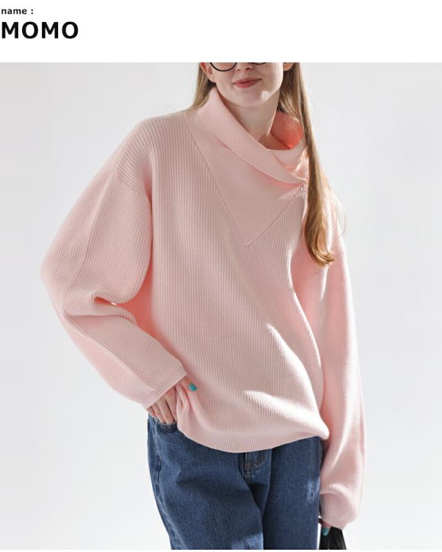 kelen ケレン  デザインカラー ニット プルオーバー “MOMO” lkl25wkn2005 レディース 2025aw新作 ☆☆ クーポン対象