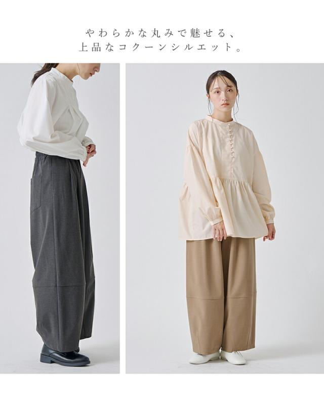 kelen ケレン  ストレッチ ヘム デザイン トラウザー パンツ “PAYTON” lkl25wpt2120 レディース 2025aw新作 ☆☆ クーポン対象